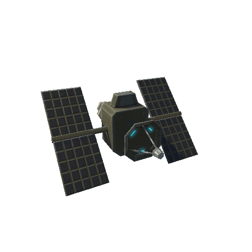 Satellite (solar panels)_animated